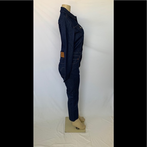 NWT Levi’s Size Small Kick Flare Denim Jumpsuit - Picture 6 of 8